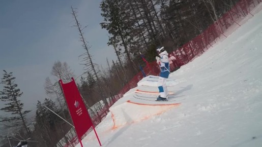 Парный могул чемпионата России по фристайлу на Горном воздухе