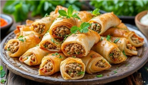 Удивите рядом вкусом: куриные рулетики с овощами и клюквенным соусом