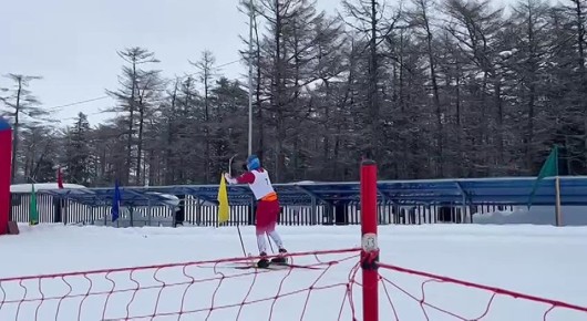 А вот и победительница! Заболотская Олеся из Южно-Сахалинска - 1 место на 20 км