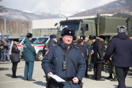 Под руководством оперативного штаба в Сахалинской области в порту «Пригородное» Корсаковского района прошли антитеррористические учения