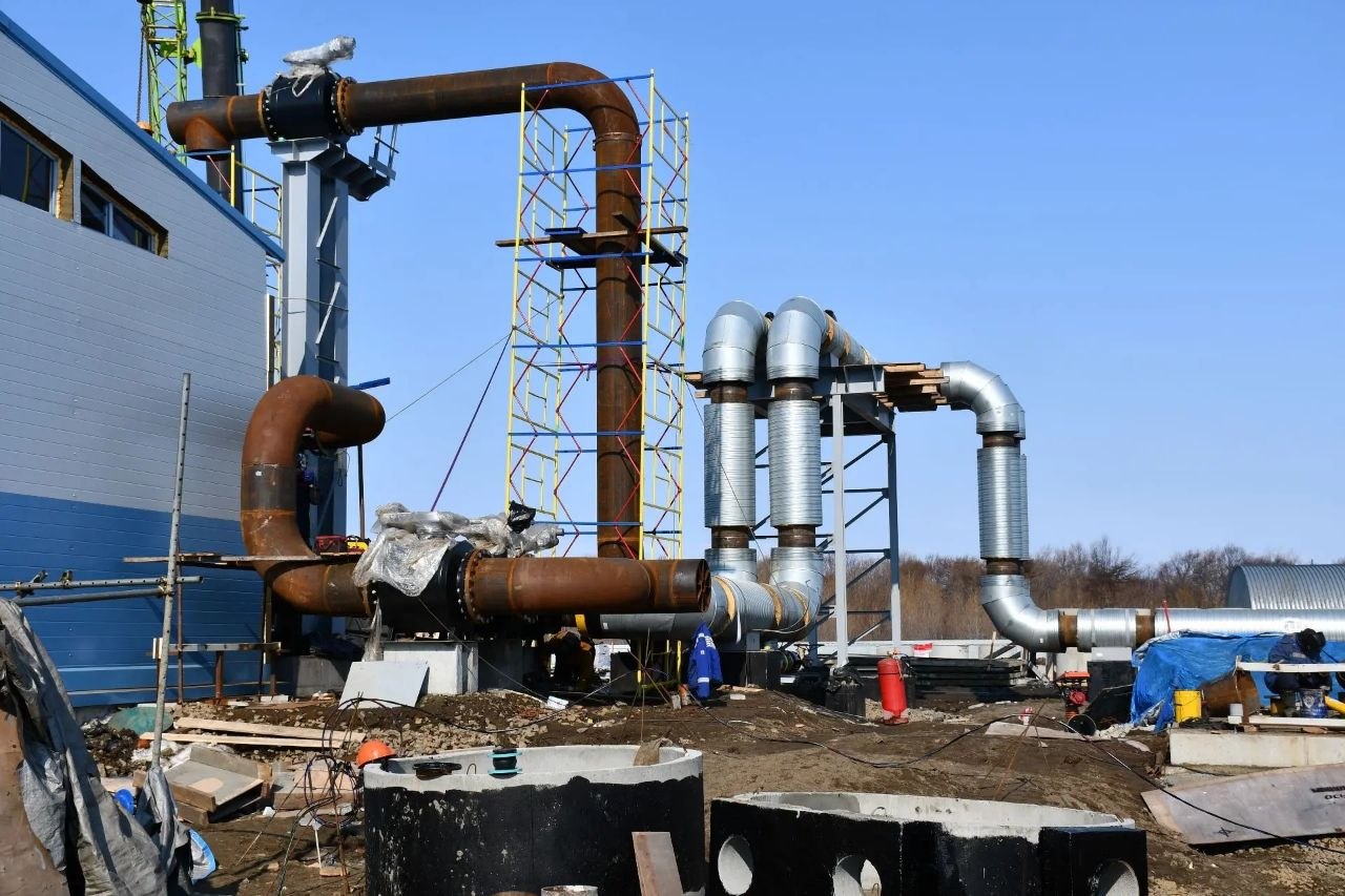 В Поронайске продолжается строительство газовой котельной мощностью 60 МВт В Поронайске продолжается строительство газовой котельной мощностью 60 МВт