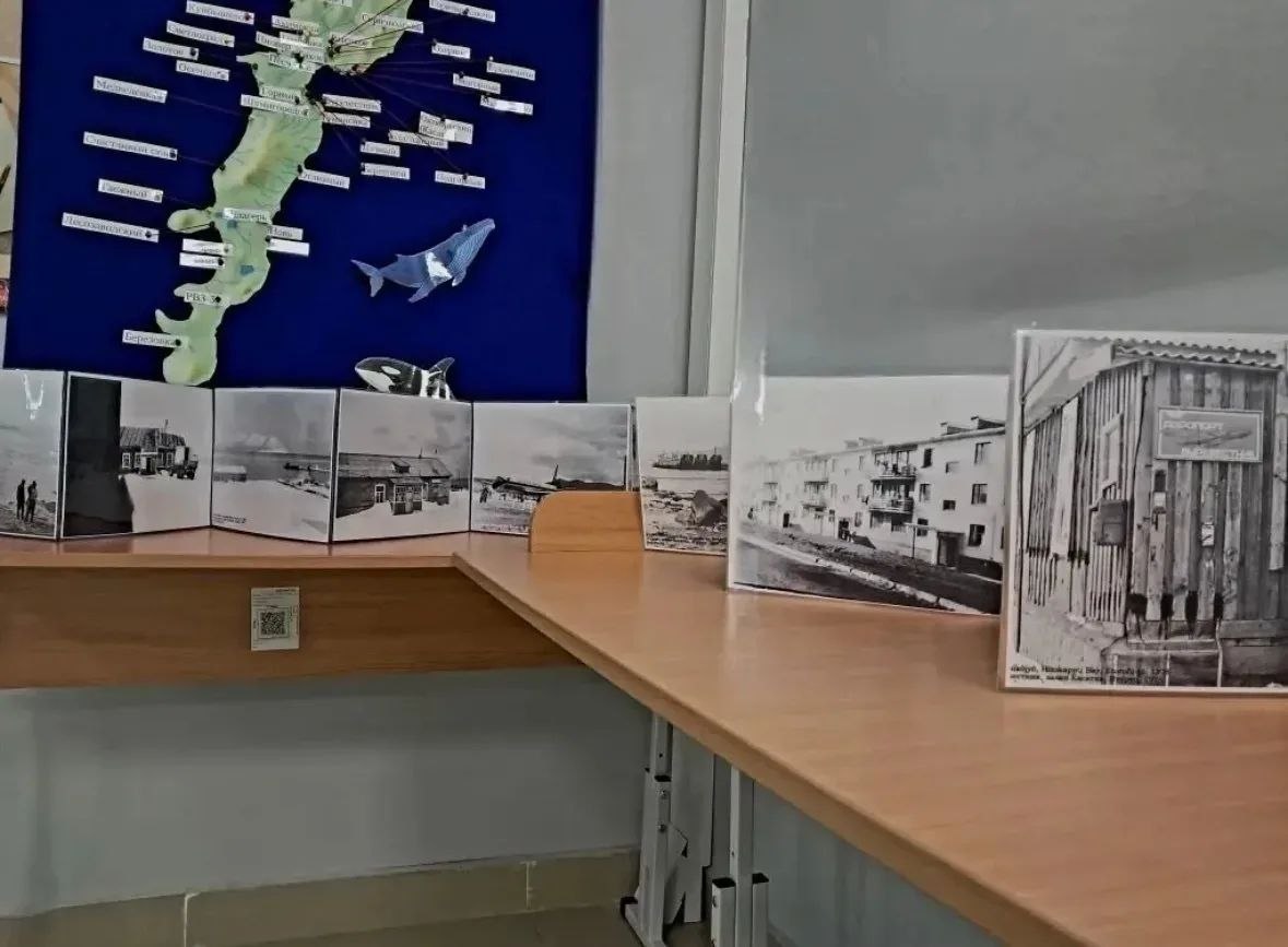 Карту Итурупа советских времён воссоздали в сельской школе
