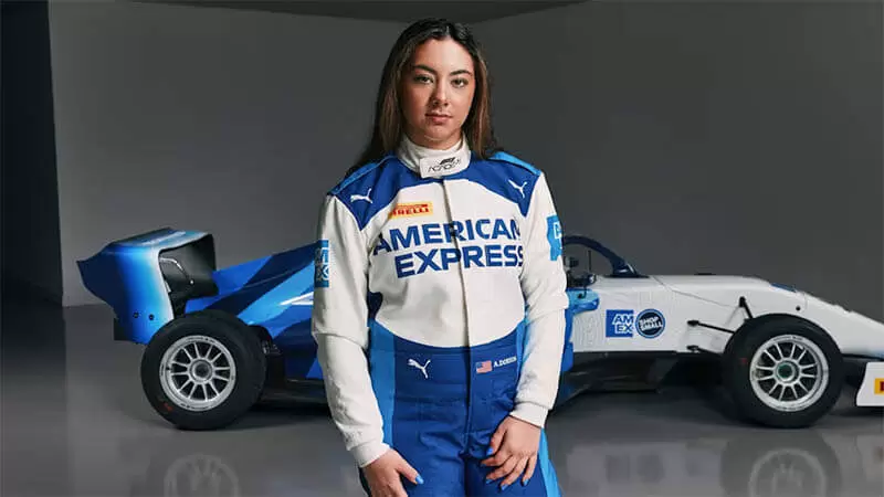 Ава Добсон дебютирует в F1 Academy с American Express