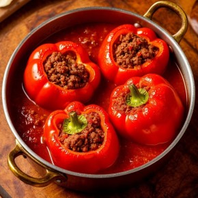 Фаршированные перцы: ностальгия советской кухни