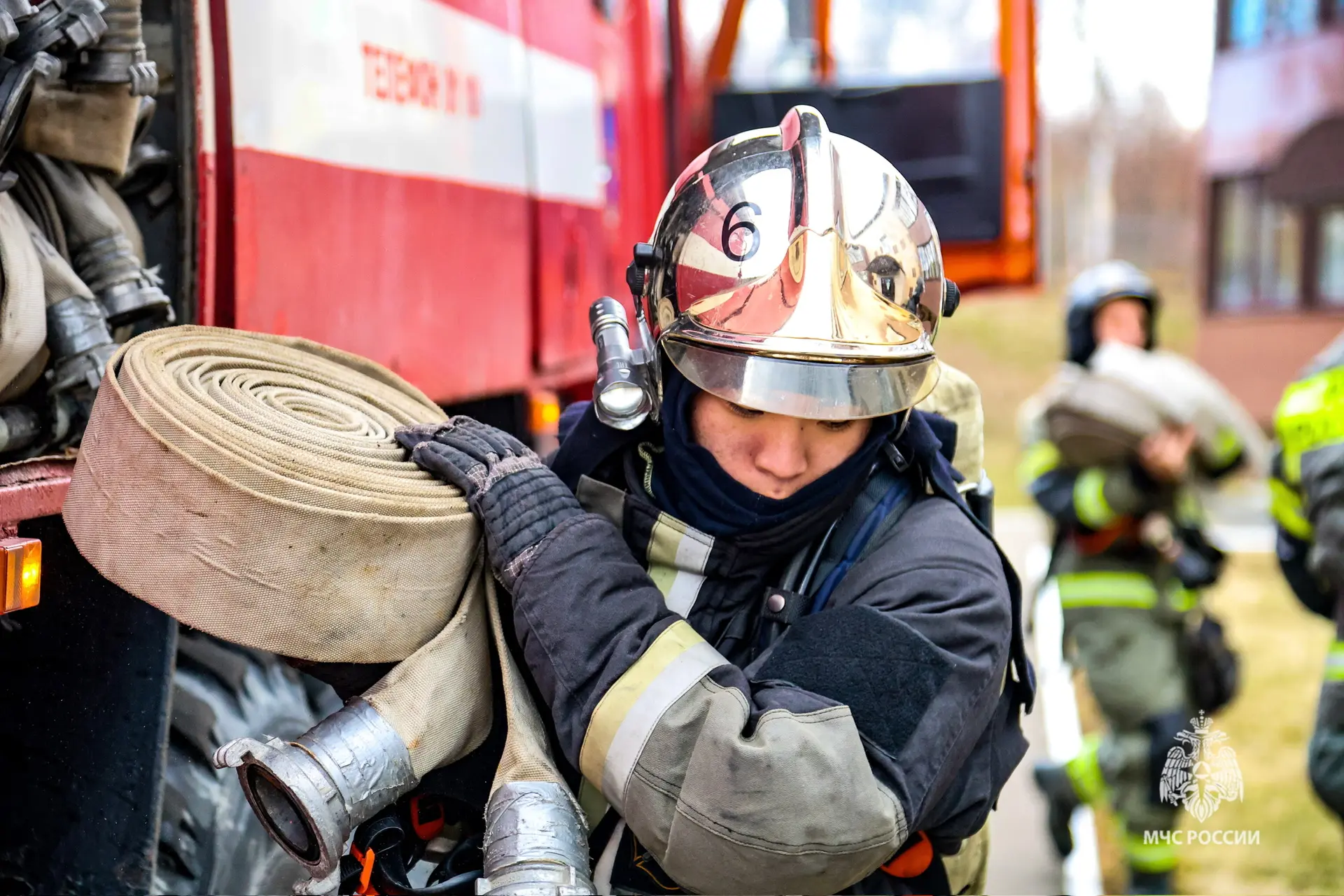 Учебно-тренировочный центр «Восток» потушен Учебно-тренировочный центр «Восток» потушен