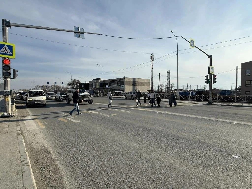 У "Аква-Сити" и "Сити Молла" в Южно-Сахалинске установили светофоры