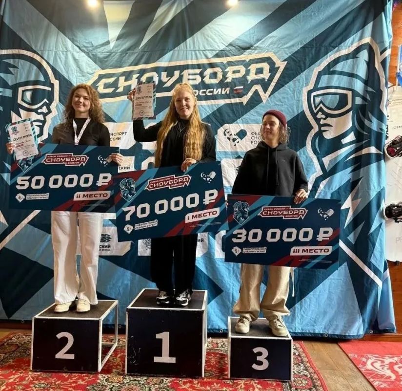 Сахалинка София Надыршина победила в финале Кубка России по сноуборду Сахалинка София Надыршина победила в финале Кубка России по сноуборду