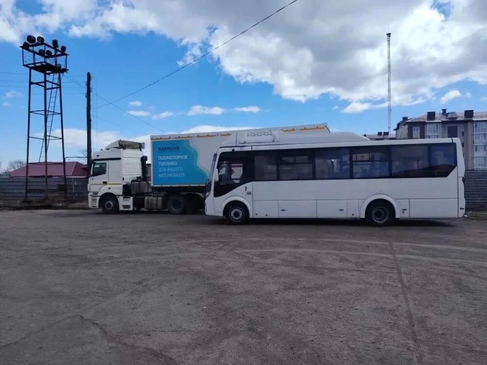 Мобильная газозаправка для автомобилей заработала в Поронайске