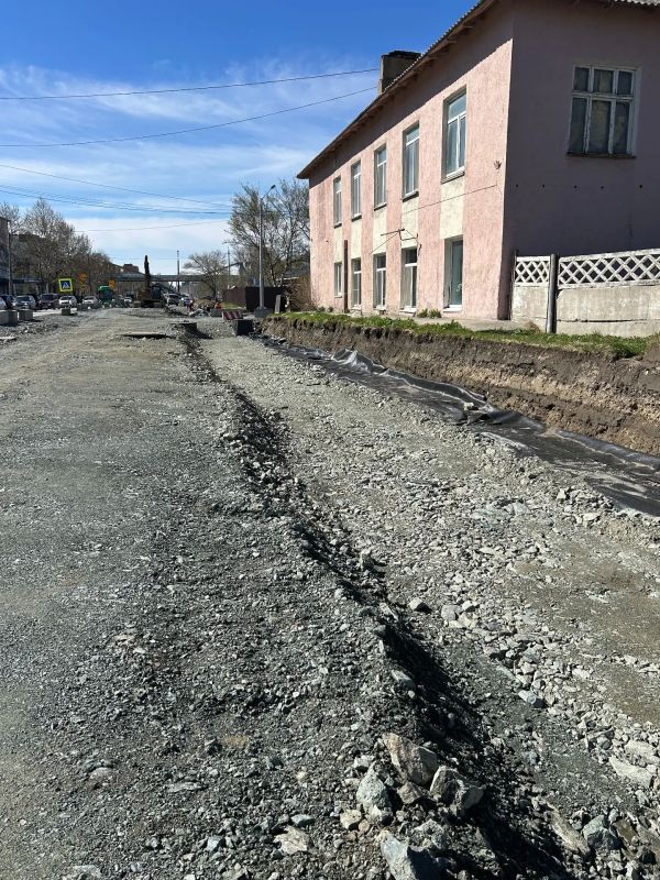 На ремонтируемом участке пр. Мира завершили устройство свай под мост через Уюновку На ремонтируемом участке пр. Мира завершили устройство свай под мост через Уюновку