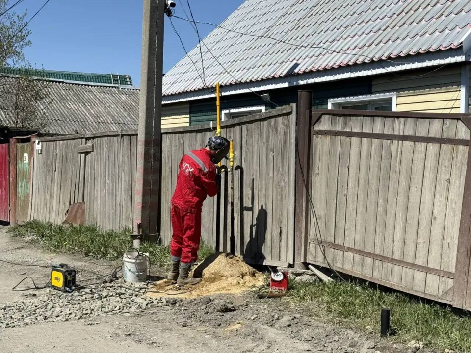 Газификацию Владимировки в областном центре завершат этим летом Газификацию Владимировки в областном центре завершат этим летом