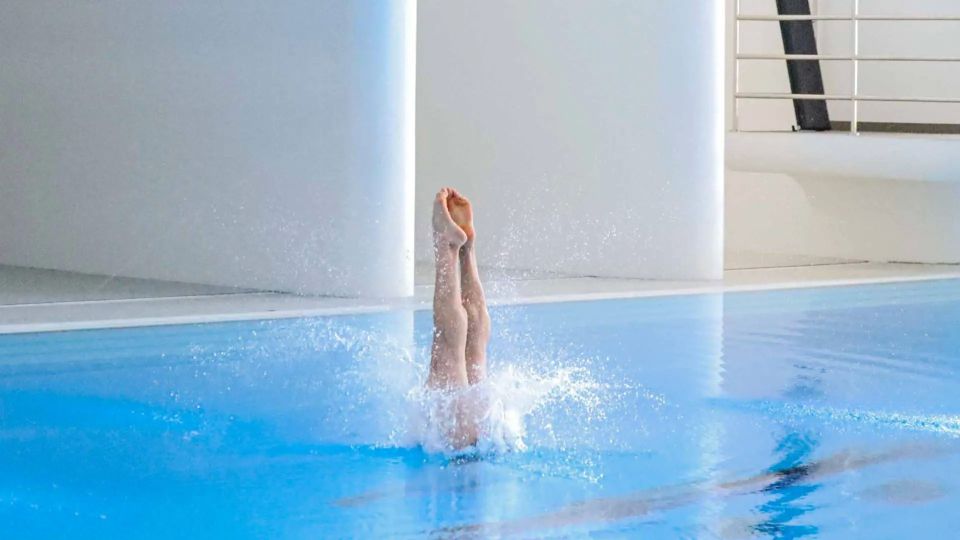 Сахалинские прыгуны в воду провели открытую тренировку Сахалинские прыгуны в воду провели открытую тренировку