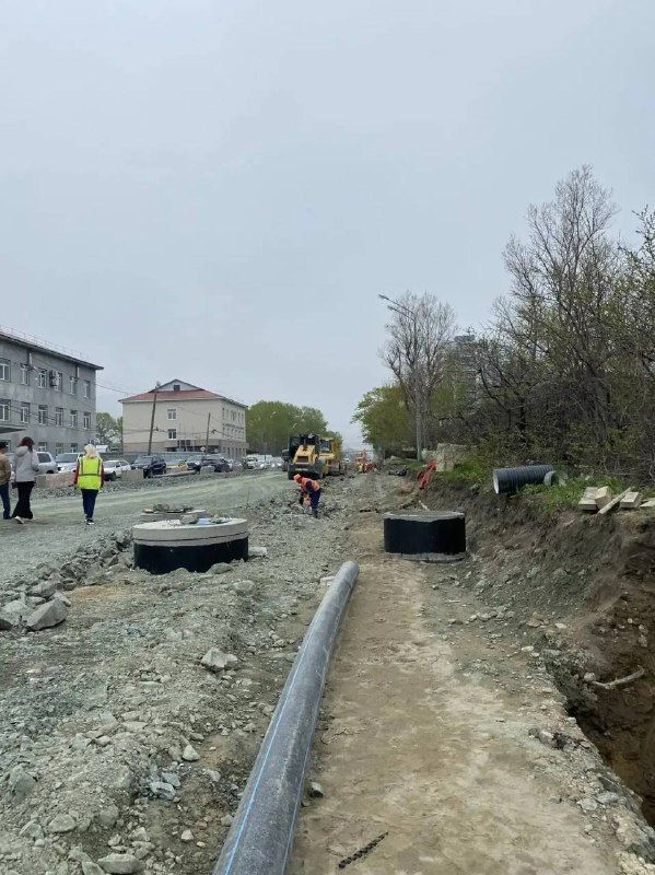 В Южно-Сахалинске ускоряют капремонт участка от улицы Украинской до Сахалинской В Южно-Сахалинске ускоряют капремонт участка от улицы Украинской до Сахалинской