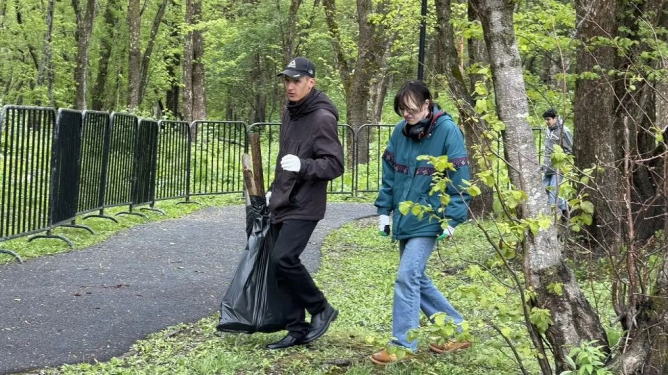 242 кг мусора собрали участники «Эковолны-РВК» в городском парке 242 кг мусора собрали участники «Эковолны-РВК» в городском парке