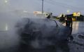 Автомобиль полыхал в Южно-Сахалинске