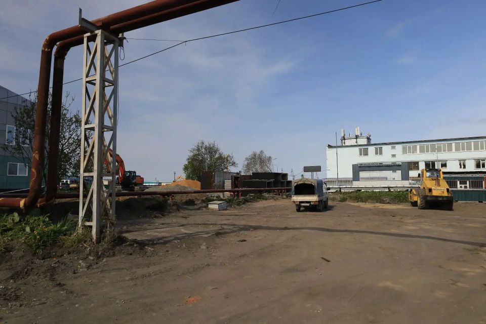 В Корсакове приступили к благоустройству нового сквера и площади «Пять углов»