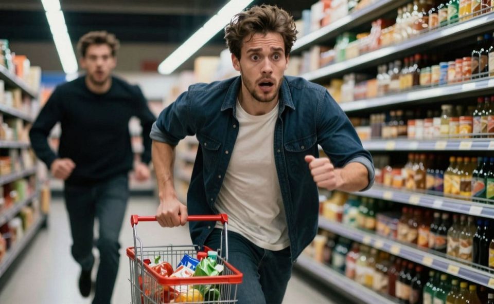 Похитителя продуктов нашли в Южно-Сахалинске