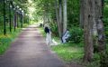 В парке Гагарина напомнили о запрете на самокаты и выгул собак
