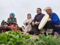 В Поронайске накормили Духа-хозяина моря