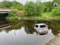 Тело мужчины нашли в машине, въехавшей в реку, около села Ясное