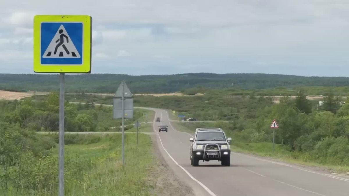Валерий Лимаренко проверил ход капремонта трассы Южно-Сахалинск – Оха