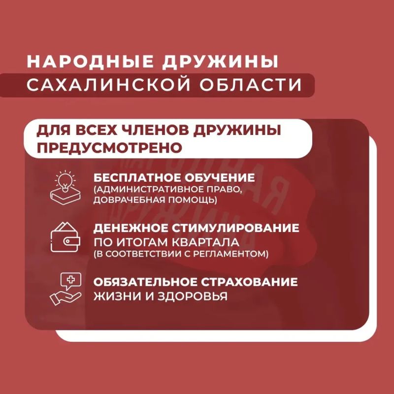 Станьте частью народной дружины Южно-Сахалинска! Станьте частью народной дружины Южно-Сахалинска!