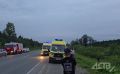 Жуткое ДТП на выезде из Южно-Сахалинска: кроссовер "закружило" на трассе и унесло в кювет