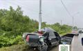 Смяло, как гармошку: водитель без прав влетел в столб на трассе Южно-Сахалинск – Оха