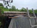 В Поронайском районе горела хозяйственная постройка