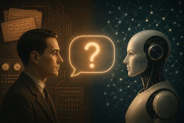 Может ли машина мыслить?. Эй, молодежь! Забудь на минуту про все эти «ИИ сгенерировал», «нейросеть обучили»… Давай копнём чуть глубже и посмотрим, с чего вообще всё началось