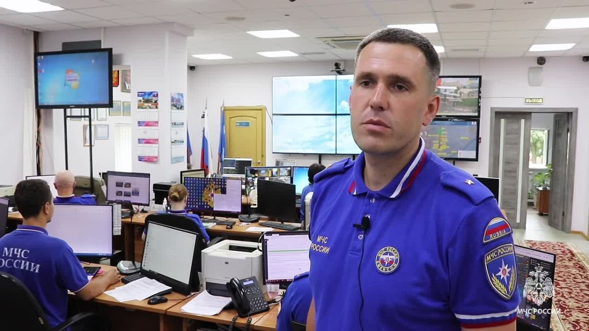 Прохождение циклона на контроле МЧС Сахалинской области