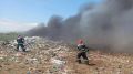 На южных Курилах горел полигон ТБО