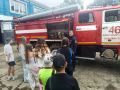 Дети из «Радуги» побывали в гостях у пожарных