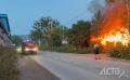 Два пожарных расчёта съезжались к месту происшествия на улице Хлебной в Южно-Сахалинске