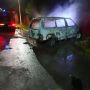 Микроавтобус загорелся в селе Воскресенское