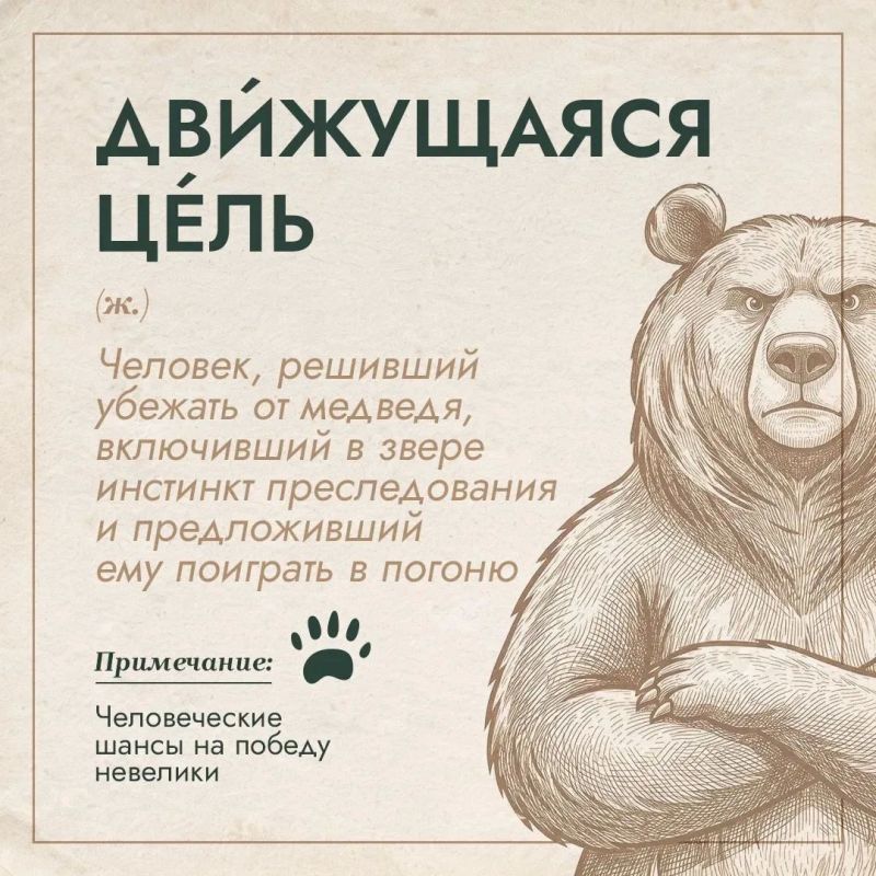 "Великан", "отложенное убийство", "тихий ниндзя": в России появился медвежий словарь "Великан", "отложенное убийство", "тихий ниндзя": в России появился медвежий словарь