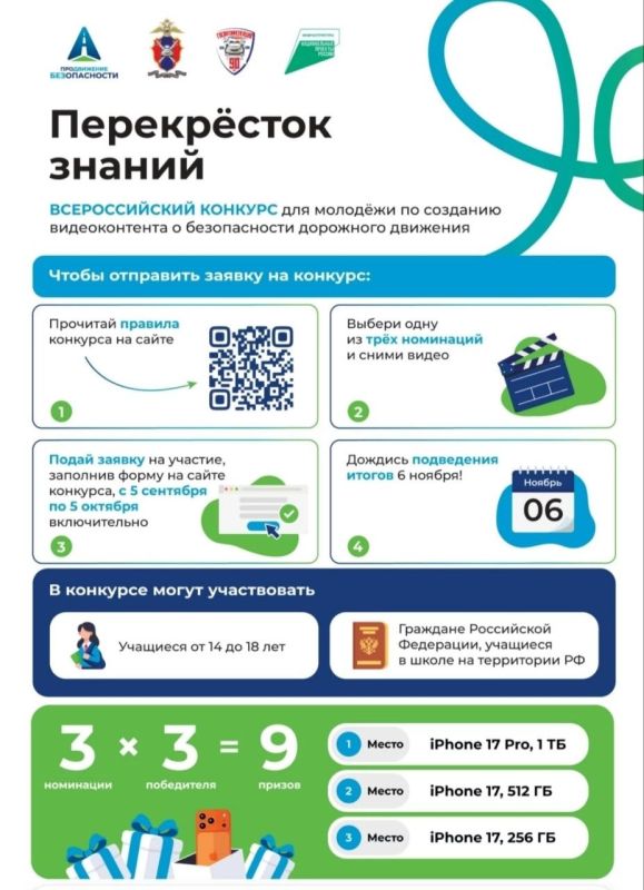 Приглашаем к участию: Всероссийский конкурс «Перекрёсток знаний»!