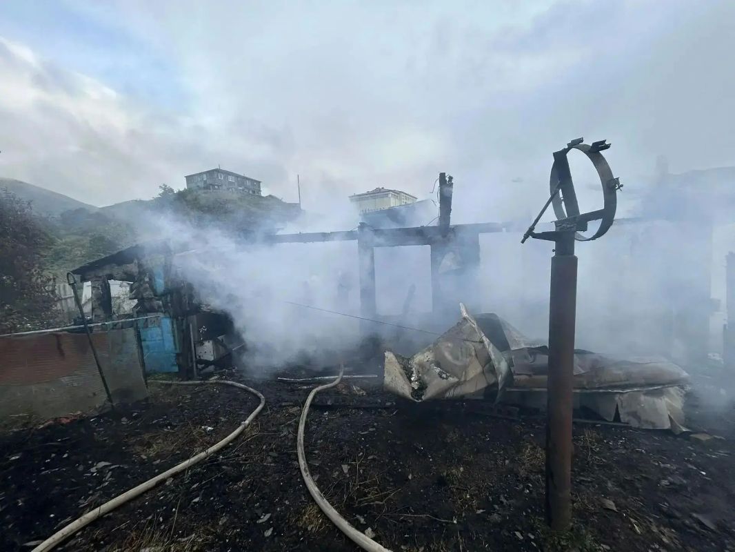 В селе Малокурильское во время пожара погиб мужчина В селе Малокурильское во время пожара погиб мужчина