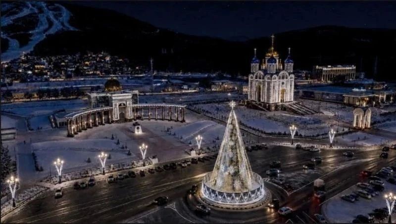 Новую новогоднюю ель установят в Южно-Сахалинске