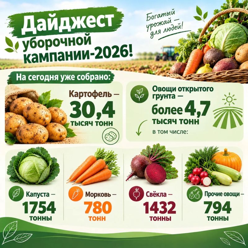 Копаем и собираем: дайджест уборочной кампании!