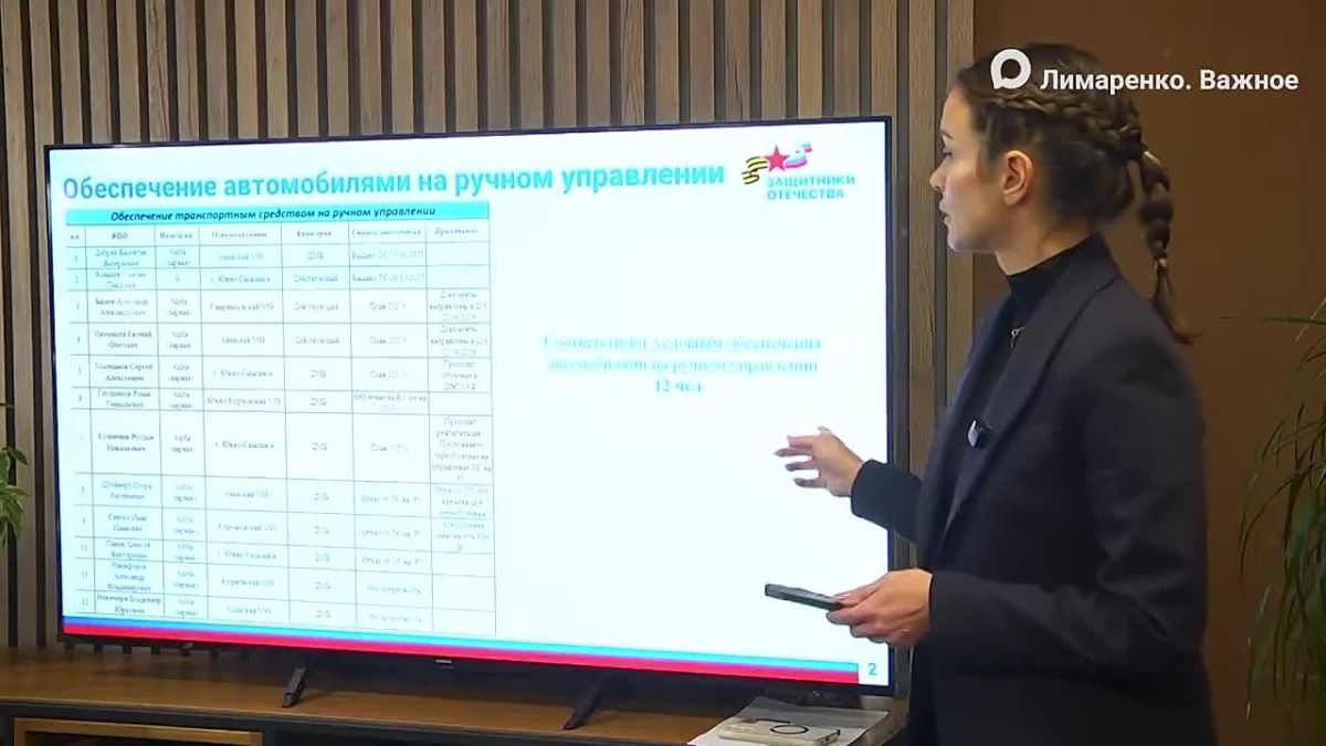 Валерию Лимаренко доложили об обеспечении протезами ветеранов СВО