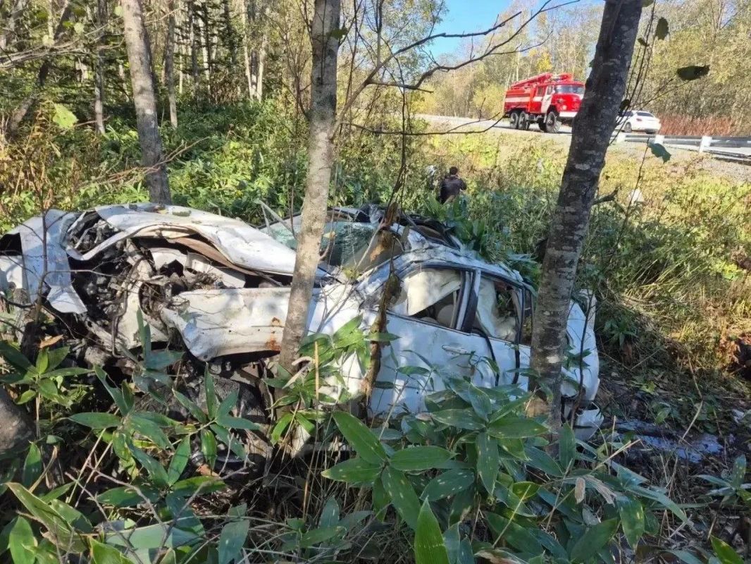 ДТП произошло в Анивском районе ДТП произошло в Анивском районе