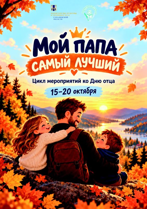 Сахалинская областная детская библиотека приглашает отметить День отца