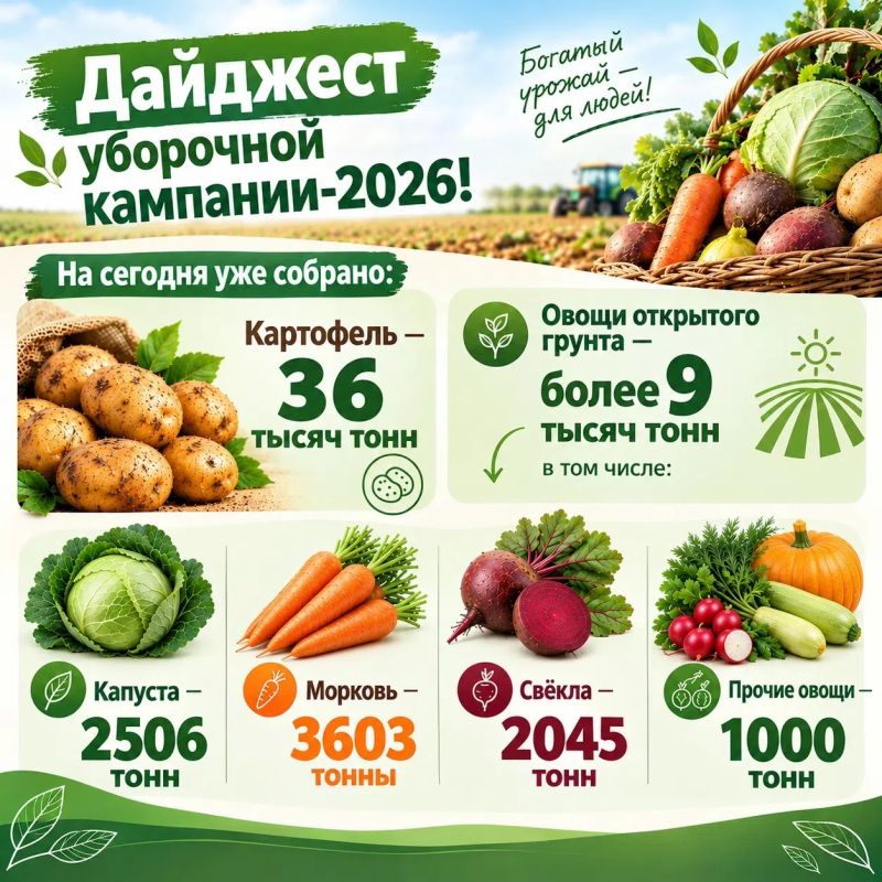 Копаем и собираем: дайджест уборочной кампании!