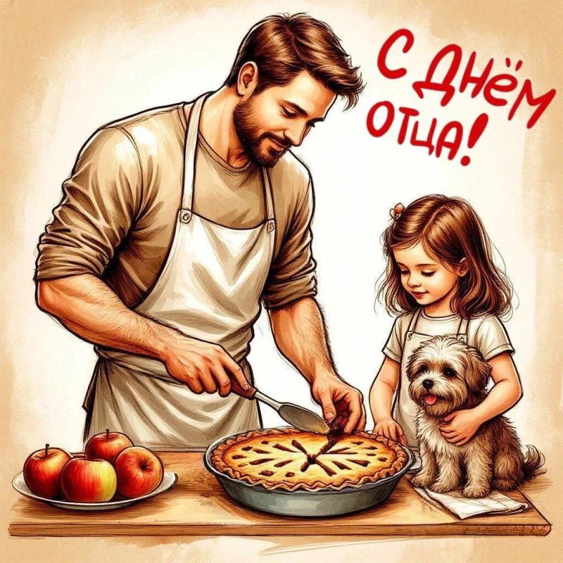 Поздравляем всех пап с Днём отца!