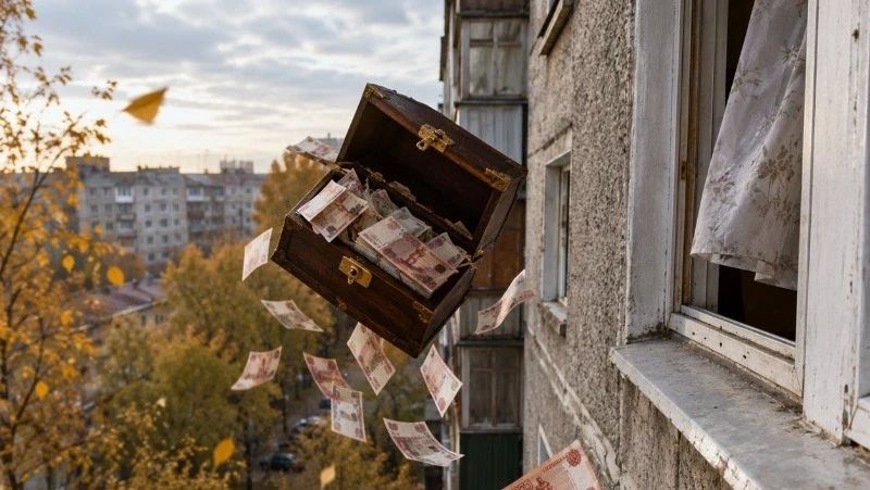 Подростки выбросили шкатулку с 38 тысячами рублей из окна квартиры в Аниве