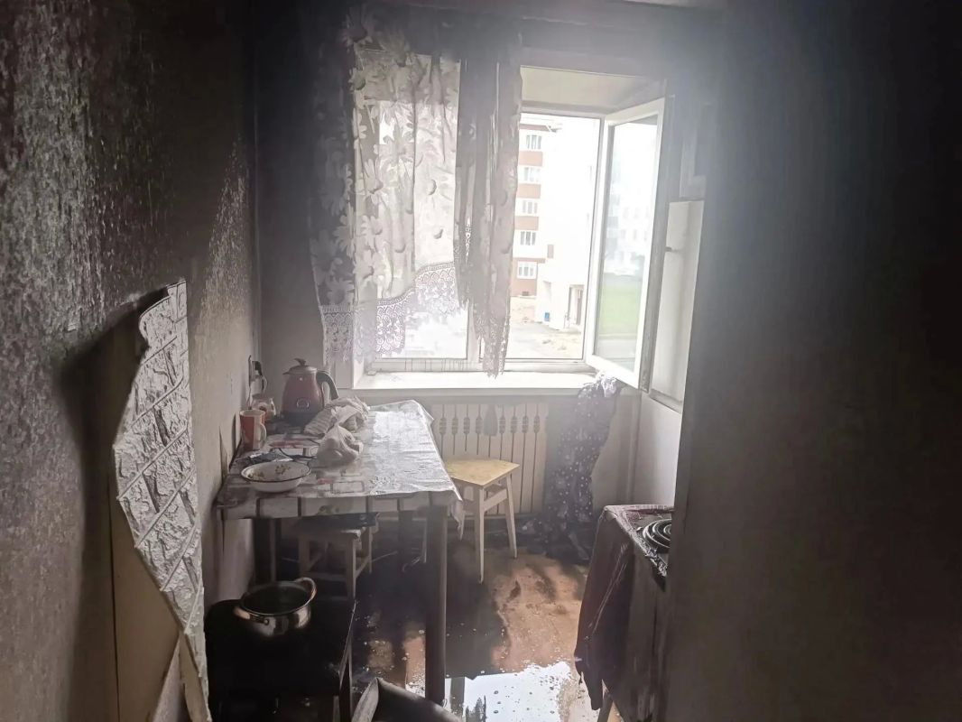 В жилой квартире ликвидирован пожар