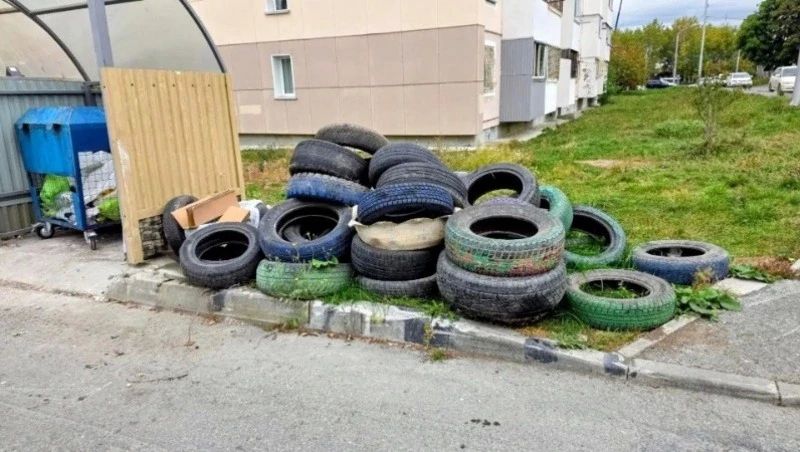Сахалинцам напомнили, куда сдавать старые шины после «переобувки»