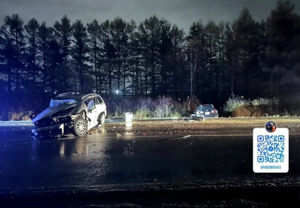 На трассе Южно-Сахалинск — Холмск 44-летний водитель Toyota выехал на встречку и врезался в машину 18-летнего водителя На трассе Южно-Сахалинск — Холмск 44-летний водитель Toyota выехал на встречку и врезался в машину 18-летнего водителя