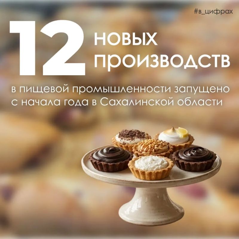 Пищевая и перерабатывающая промышленность островного региона демонстрирует уверенный рост!