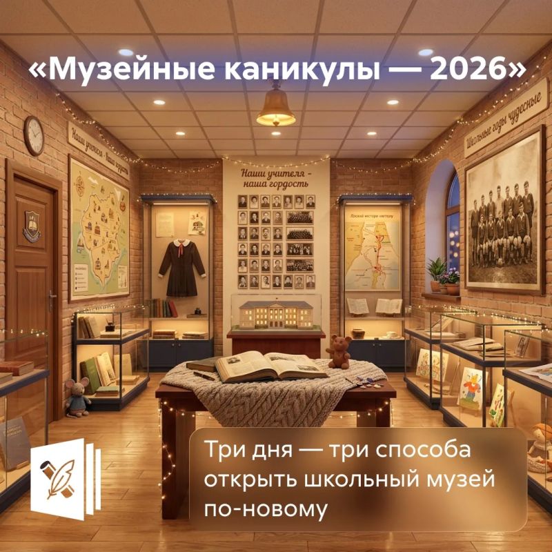 Каникулы — отличный повод посмотреть на школьный музей совсем по-другому
